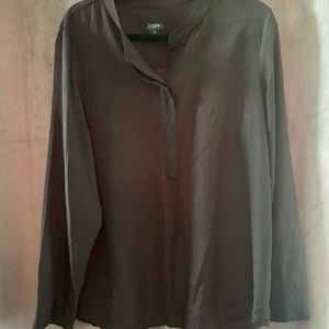 JCrew Black blouse. XL. Excellent condition.